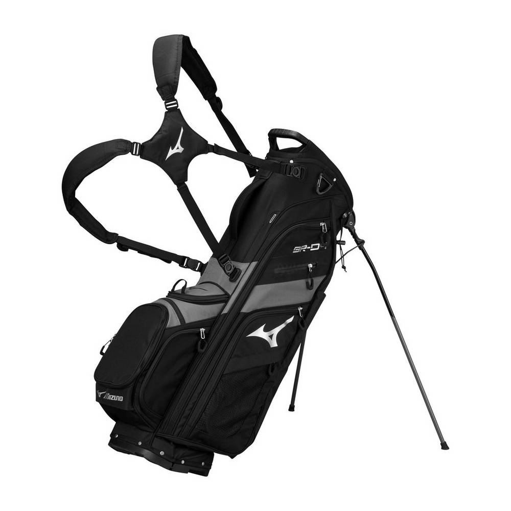 Mizuno BR-D4 14-Way Stand - Erkek Sırt Çantası - Siyah/Gri Türkiye (TZQRGM-392)